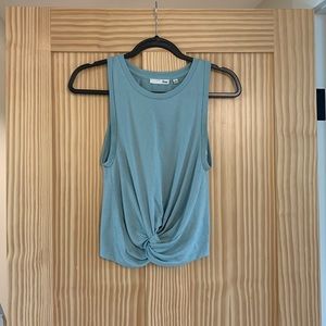 Wilfred free knit tank with twist. Sea foam green. Size S.